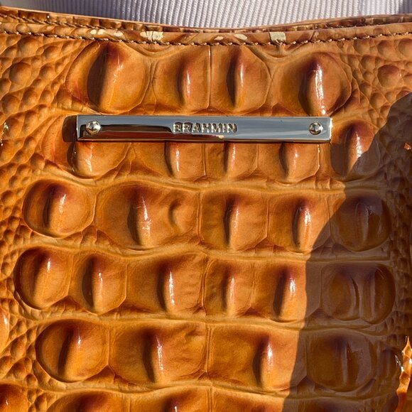 BRAHMIN MELBOURNE SATCHEL CROSSBODY Women's Shoulder Bag EUC - Picture 5 of 17
